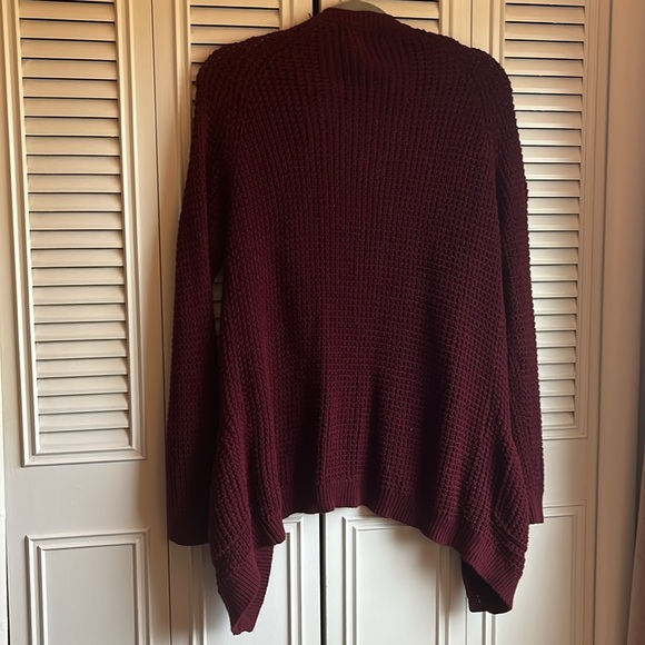 F21 Cranberry cardigan - Picture 7 of 8